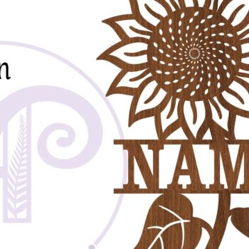 Intra απο ξύλο plywood 3mm-4mm πάχος – Σήμα ονόματος Sunflower Δίασταση 20x20 cm INTRAFABR-78906415 - Image 3