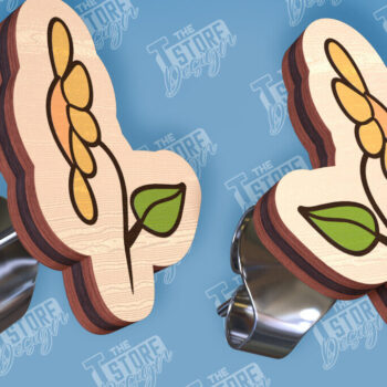 Intra απο ξύλο plywood 3mm-4mm πάχος – Σκουλαρίκια ηλίανθου Σκουλαρίκια με Δίασταση  5x5 cm INTRAFABR-95236281 - Image 1