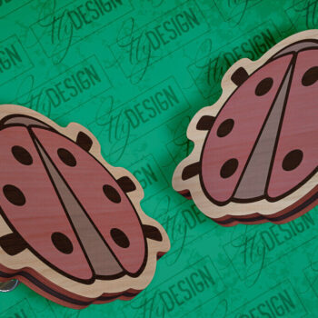 Intra απο ξύλο plywood 3mm-4mm πάχος – Σκουλαρίκια ηλίανθου Σκουλαρίκια με Δίασταση  5x5 cm INTRAFABR-94076923 - Image 1