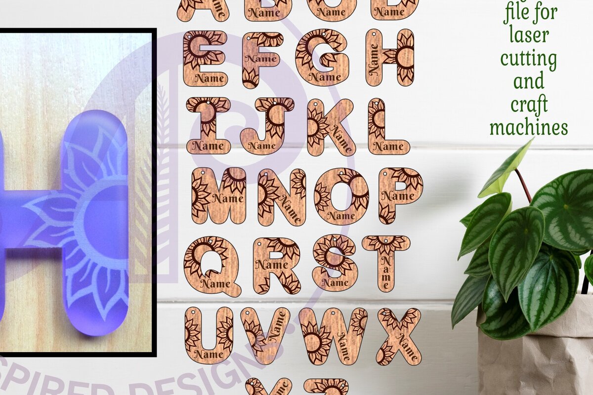 Intra απο ξύλο plywood 3mm-4mm πάχος – Σχέδια επιστολών με τσάντα με θέμα το Sunflower Δίασταση  20x20 cm INTRAFABR-94583116