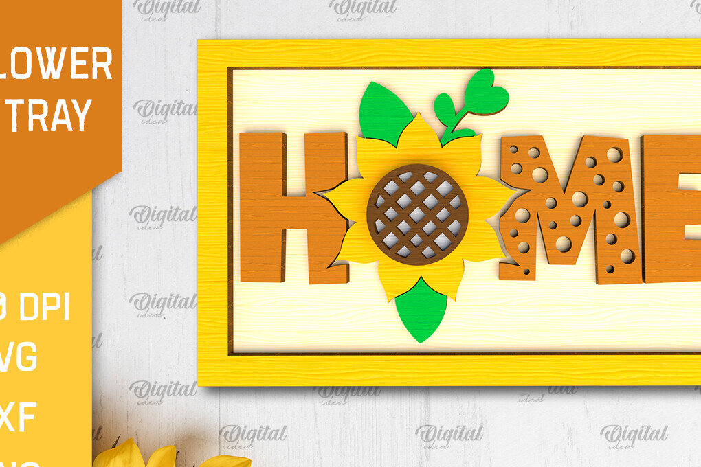 Intra απο ξύλο plywood 3mm-4mm πάχος –  κοπής με λέιζερ δίσκου βαθμίδας ηλίανθου Δίασταση  20x20 cm INTRAFABR-101109010