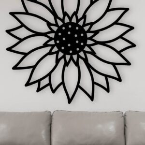 Intra απο ξύλο plywood 3mm-4mm πάχος – Sunflower Wall Art Δίασταση  40x30 cm INTRAFABR-109722198