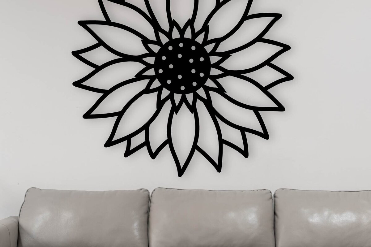 Intra απο ξύλο plywood 3mm-4mm πάχος – Sunflower Wall Art Δίασταση  40x30 cm INTRAFABR-109722198