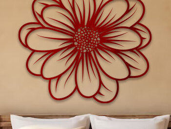 Intra απο ξύλο plywood 3mm-4mm πάχος – Πακέτο με Laser Art Wall Art Sunflower Cut Δίασταση  40x30 cm INTRAFABR-99983062 - Image 2