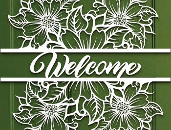 Intra απο ξύλο plywood 3mm-4mm πάχος – Πακέτο κοπής με λέιζερ καλωσορίσματος Sunflower Sign Δίασταση  40x30 cm INTRAFABR-100591675 - Image 6