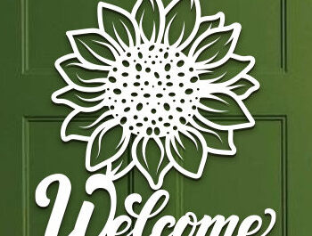 Intra απο ξύλο plywood 3mm-4mm πάχος – Πακέτο κοπής με λέιζερ καλωσορίσματος Sunflower Sign Δίασταση  40x30 cm INTRAFABR-100591675 - Image 9