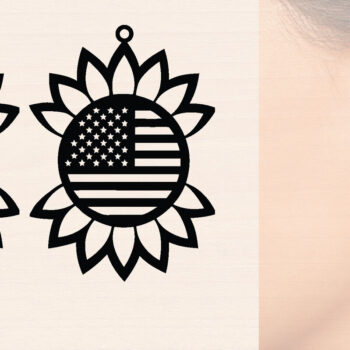 Intra απο ξύλο plywood 3mm-4mm πάχος – Σκουλαρίκια από ξύλο ηλίανθου με Δίασταση 5x5 cm INTRAFABR-120424099 - Image 1