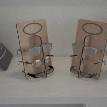 Intra απο ξύλο plywood 3mm-4mm πάχος – Θήκη γυαλιών ηλίου, Organizer γυαλιών 281 Δίασταση  20x20 cm INTRAFABR-53989506 - Image 1