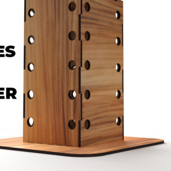 Intra απο ξύλο plywood 3mm-4mm πάχος – Θήκη γυαλιών ηλίου Αρχεία κοπής με λέιζερ Δίασταση  20x20 cm INTRAFABR-75975542 - Image 1