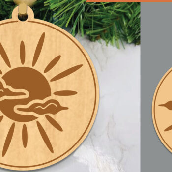 Intra απο ξύλο plywood 3mm-4mm πάχος – Στολίδι Sunlight Δίασταση  20x20 cm INTRAFABR-106402025 - Image 1