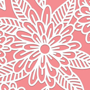 Intra απο ξύλο plywood 3mm-4mm πάχος – Κάρτα Sunrise Flower Δίασταση  20x20 cm INTRAFABR-13491017