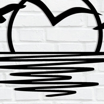 Intra απο ξύλο plywood 3mm-4mm πάχος – Sunrise Metal Wall Art Sing, Δίασταση  40x30 cm INTRAFABR-116289153 - Image 1