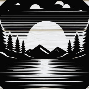 Intra απο ξύλο plywood 3mm-4mm πάχος – Πακέτο Scene 30 Sunset Δίασταση  20x20 cm INTRAFABR-123794237 - Image 4