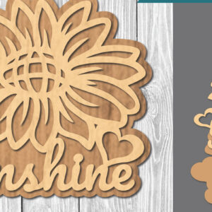 Intra απο ξύλο plywood 3mm-4mm πάχος – Sunshine 4 Δίασταση  20x20 cm INTRAFABR-106688375