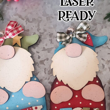 Intra απο ξύλο plywood 3mm-4mm πάχος – Πακέτο Super Christmas Gnome Laser Δίασταση  20x20 cm INTRAFABR-110234465 - Image 3