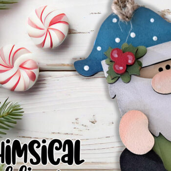 Intra απο ξύλο plywood 3mm-4mm πάχος – Πακέτο Super Christmas Gnome Laser Δίασταση  20x20 cm INTRAFABR-110234465 - Image 6