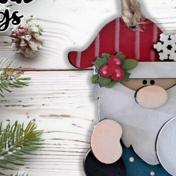 Intra απο ξύλο plywood 3mm-4mm πάχος – Πακέτο Super Christmas Gnome Laser Δίασταση  20x20 cm INTRAFABR-110234465 - Image 8