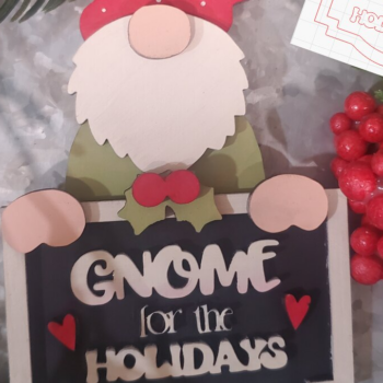 Intra απο ξύλο plywood 3mm-4mm πάχος – Πακέτο Super Christmas Gnome Laser Δίασταση  20x20 cm INTRAFABR-110234465 - Image 9