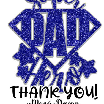 Intra απο ξύλο plywood 3mm-4mm πάχος – Super Dad Hero Cake Topper Δίασταση  20x20 cm INTRAFABR-12661715 - Image 3