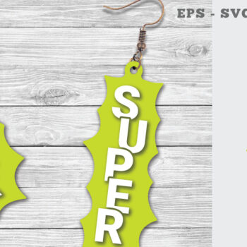 Intra απο ξύλο plywood 3mm-4mm πάχος – Σκουλαρίκια Super Δίασταση  5x5 cm INTRAFABR-112070746 - Image 1