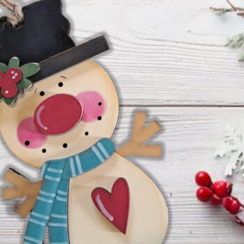 Intra απο ξύλο plywood 3mm-4mm πάχος – Πακέτο Laser Super Snowman Orna Δίασταση 20x20 cm INTRAFABR-110235264 - Image 6