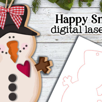Intra απο ξύλο plywood 3mm-4mm πάχος – Πακέτο Super Snowman- Δίασταση 20x20 cm INTRAFABR-55447101 - Image 6