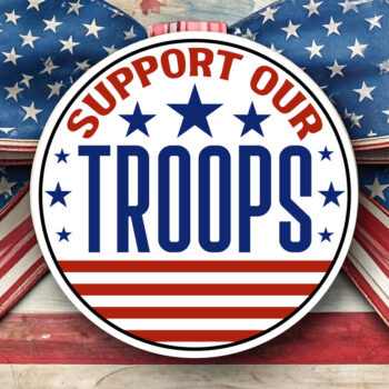 Intra απο ξύλο plywood 3mm-4mm πάχος – Υποστηρίξτε τα στρατεύματά μας Στρογγυλή πινακίδα Δίασταση  20x20 cm INTRAFABR-123525727 - Image 9