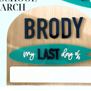 Intra απο ξύλο plywood 3mm-4mm πάχος – Surf Arch School Whiteboard | Πρώτη Ημέρα Δίασταση  20x20 cm INTRAFABR-115290901