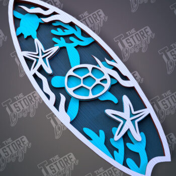 Intra απο ξύλο plywood 3mm-4mm πάχος – Πακέτο σχεδίασης Surf | Καλοκαίρι Δίασταση  20x20 cm INTRAFABR-100126512 - Image 3