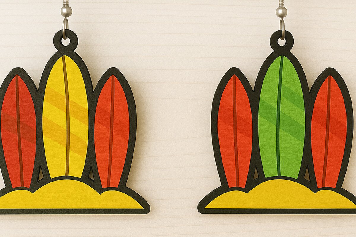 Intra απο ξύλο plywood 3mm-4mm πάχος – Σκουλαρίκια ιστιοσανίδας Δίασταση  5x5 cm INTRAFABR-123080700