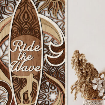 Intra απο ξύλο plywood 3mm-4mm πάχος – Ξύλινη διακόσμηση τοίχου σανίδα του σερφ Δίασταση  40x30 cm INTRAFABR-73691338 - Image 5