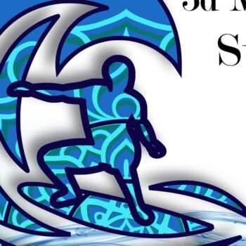 Intra απο ξύλο plywood 3mm-4mm πάχος – Surfer, 3d Mandala Δίασταση  20x20 cm INTRAFABR-24965053 - Image 1