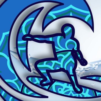 Intra απο ξύλο plywood 3mm-4mm πάχος – Surfer, 3d Mandala Δίασταση  20x20 cm INTRAFABR-24965053 - Image 7