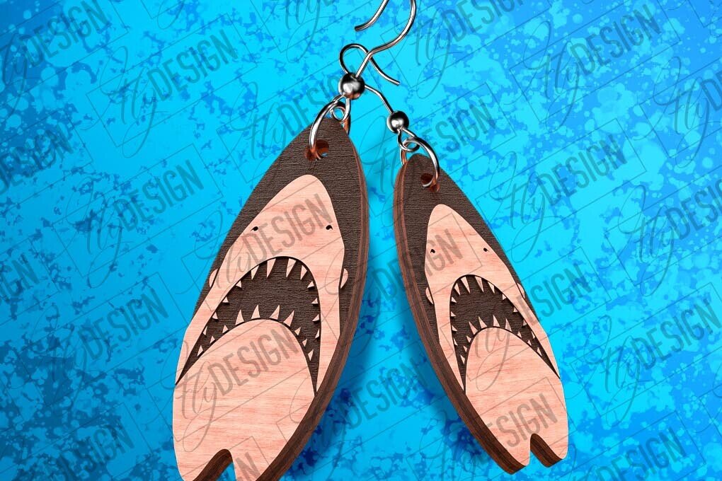 Intra απο ξύλο plywood 3mm-4mm πάχος – Σκουλαρίκια Surfing Δίασταση  5x5 cm INTRAFABR-78563032