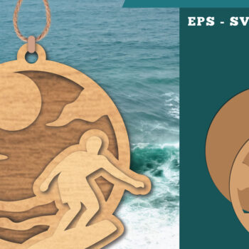 Intra απο ξύλο plywood 3mm-4mm πάχος – Σέρφινγκ Στολίδι Δίασταση  20x20 cm INTRAFABR-112013542 - Image 1