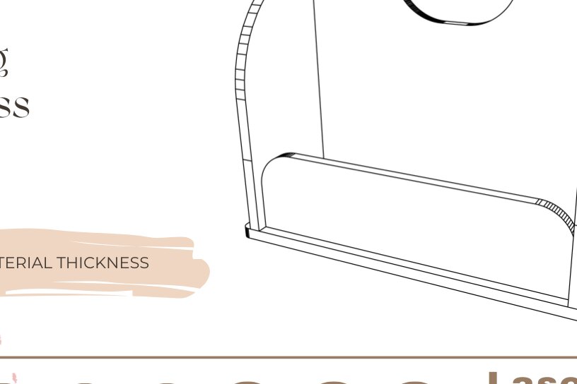 Intra απο ξύλο plywood 3mm-4mm πάχος – Αρχείο κοπής με βάση λέιζερ επαγγελματικών καρτών Δίασταση  20x20 cm INTRAFABR-82894803