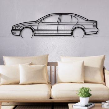 Intra απο ξύλο plywood 3mm-4mm πάχος – SVG Car Silhouette, Vector τέχνη τοίχου αυτοκινήτου Δίασταση  40x30 cm INTRAFABR-109605929 - Image 3