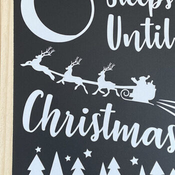 Intra απο ξύλο plywood 3mm-4mm πάχος – SVG χριστουγεννιάτικο αρχείο κοπής αντίστροφης μέτρησης DXF Δίασταση  20x20 cm INTRAFABR-109002746 - Image 3