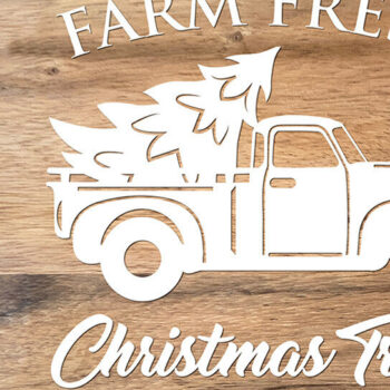 Intra απο ξύλο plywood 3mm-4mm πάχος – SVG Χριστουγεννιάτικα δέντρα προς πώληση Πινακίδα DXF Δίασταση  20x20 cm INTRAFABR-109002775 - Image 2