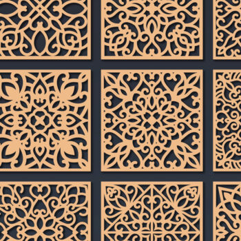 Intra απο ξύλο plywood 3mm-4mm πάχος – Svg Coaster Laser Vector  Δίασταση  20x20 cm INTRAFABR-82547554 - Image 1