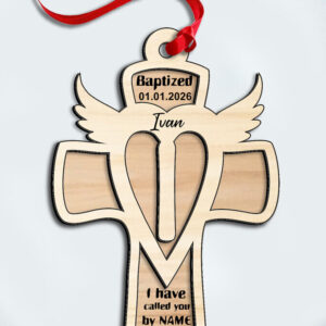 Intra απο ξύλο plywood 3mm-4mm πάχος – Στολίδι δώρου Cross Letter I Δίασταση  20x20 cm INTRAFABR-116626214