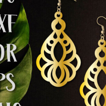 Intra απο ξύλο plywood 3mm-4mm πάχος – SVG Earrings, Boho Earrings Δίασταση  5x5 cm INTRAFABR-101645905 - Image 1