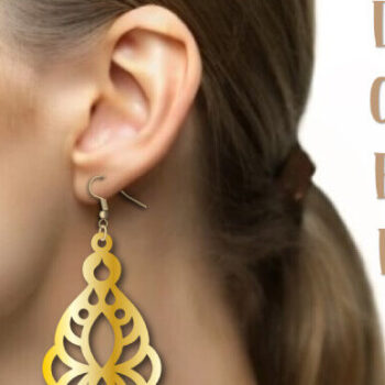 Intra απο ξύλο plywood 3mm-4mm πάχος – SVG Earrings, Boho Earrings Δίασταση  5x5 cm INTRAFABR-101645905 - Image 3