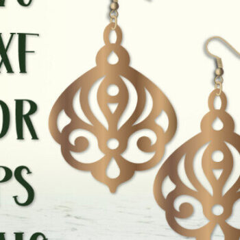 Intra απο ξύλο plywood 3mm-4mm πάχος – SVG Earrings, Boho Earrings Δίασταση  5x5 cm INTRAFABR-99490835 - Image 4