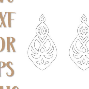 Intra απο ξύλο plywood 3mm-4mm πάχος – Σκουλαρίκια, Μπρελόκ για Κοσμήματα με Λέιζερ Δίασταση 5x5 cm INTRAFABR-101645362 - Image 2