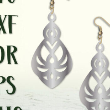 Intra απο ξύλο plywood 3mm-4mm πάχος – Σκουλαρίκια, Μπρελόκ για Κοσμήματα με Λέιζερ Δίασταση 5x5 cm INTRAFABR-101645362 - Image 4