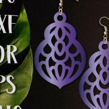 Intra απο ξύλο plywood 3mm-4mm πάχος – Σκουλαρίκια, Κοσμήματα Δίασταση 5x5 cm INTRAFABR-100612610 - Image 1