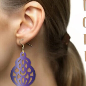 Intra απο ξύλο plywood 3mm-4mm πάχος – Σκουλαρίκια, Κοσμήματα Δίασταση 5x5 cm INTRAFABR-100612610 - Image 3