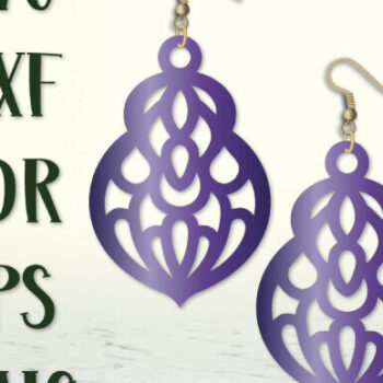 Intra απο ξύλο plywood 3mm-4mm πάχος – Σκουλαρίκια, Κοσμήματα Δίασταση 5x5 cm INTRAFABR-100612610 - Image 4