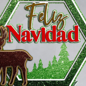 Intra απο ξύλο plywood 3mm-4mm πάχος – SVG Merry Christmas Cake Topper Δίασταση  20x20 cm INTRAFABR-112669138